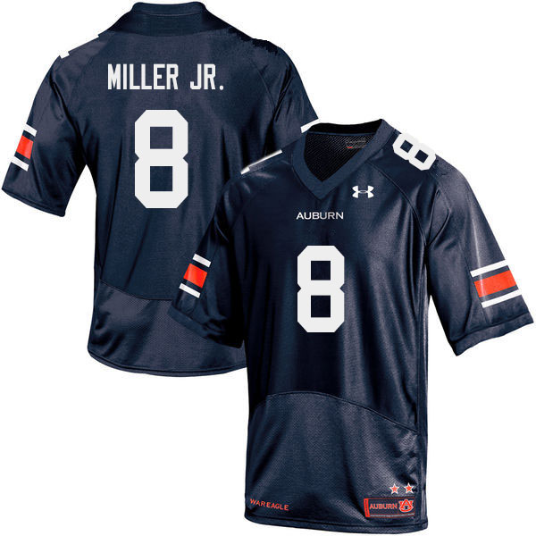 Men's Auburn Tigers #8 Coynis Miller Jr. Navy 2019 College Stitched Football Jersey